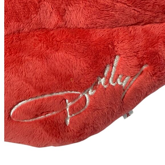 Dolly Parton Dollywood Plush Lips Stuffed Decor Pillow Red Theme Park Souvenir - Picture 6 of 7